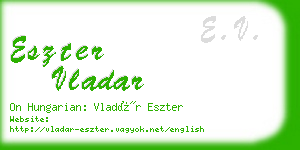 eszter vladar business card